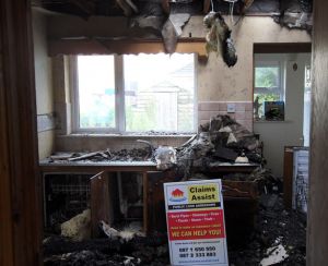 Kitchen Fire Damage Limerick