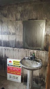 Smoke damage insurance claim